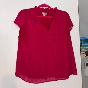 J Crew Women’s Short Sleeve - Pink - L